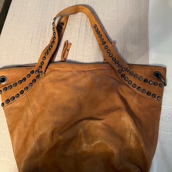 Free People Brown Studded Tote - Picture 2 of 4